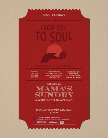 Join us for an in-depth discussion on Soul Food and how it has impacted the evolution of Southern cuisine with roots from Africa and beyond.