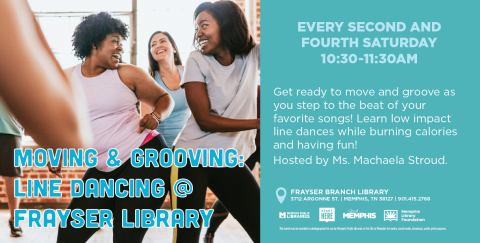 Line Dancing at Frayser Library