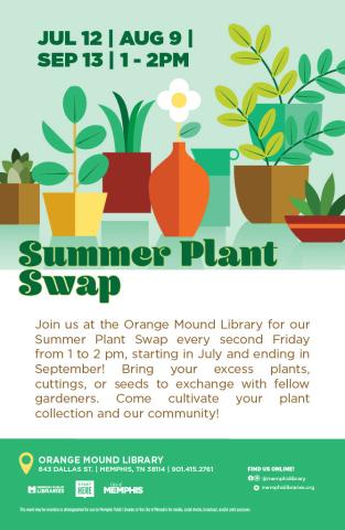 Plant Swap flyer. 