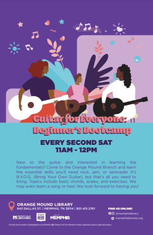 Guitar for Everyone Poster "Every Second Saturday"