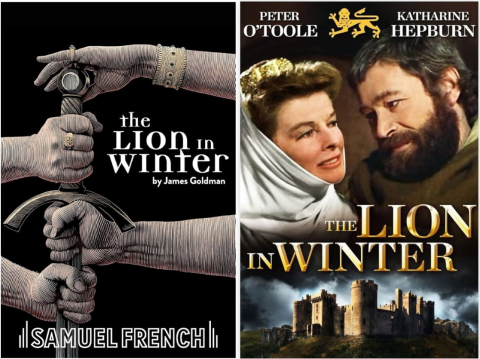 The Lion in Winter book and DVD cover