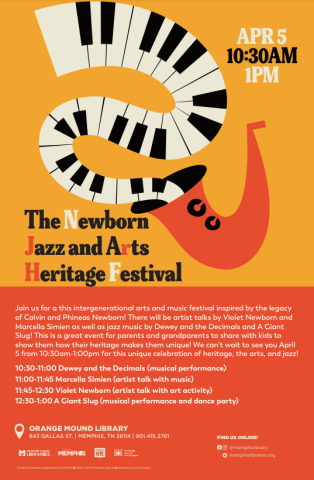 Newborn Jazz and Arts Heritage Festival Flyer 