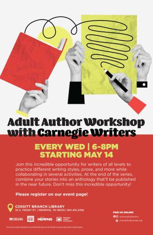 Various disembodied hands holding a book, pens, and paper are writing.