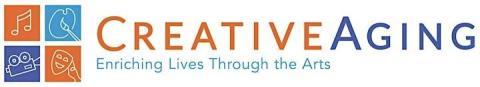 The words "Creative Aging" are in orange and blue coloring, respectively. 