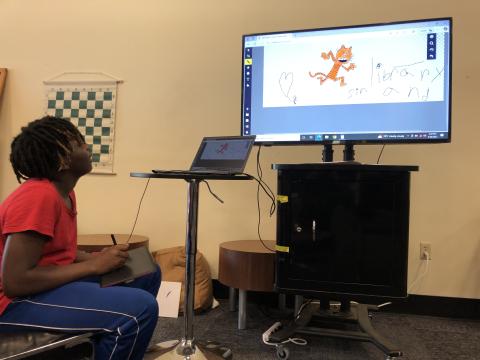 South Branch provides ways to draw digitally or with pencil and paper