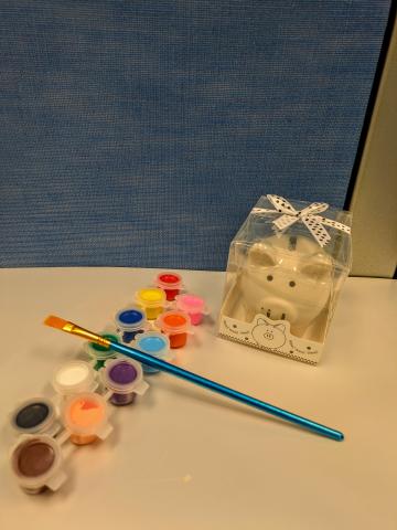 Paint your own piggy bank!