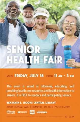 senior health fair flyer