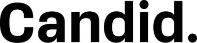 Candid dot in black letters