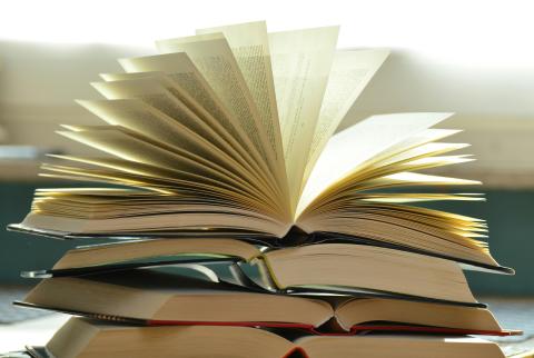 Open book with pages