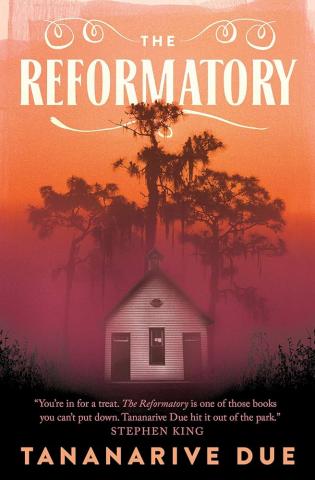purple and orange cover of novel The Reformatory 