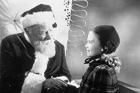 Natalie Wood and Edmund Gwenn/Santa Claus