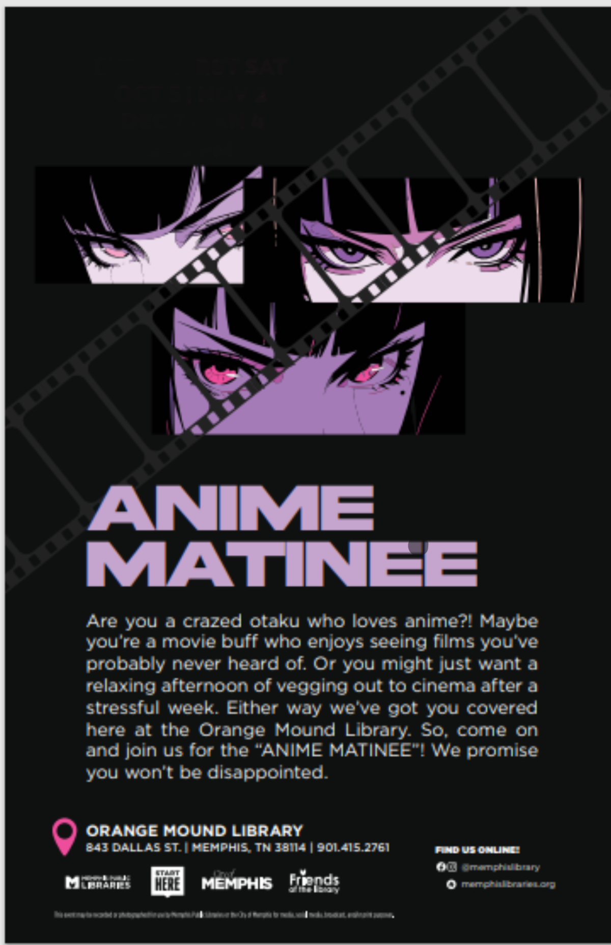 Anime Matinee Poster