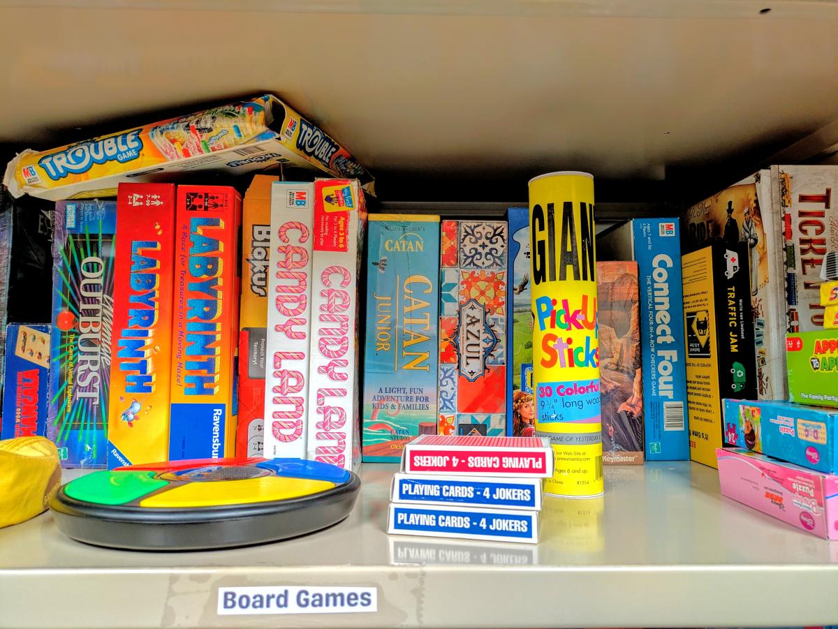 Just SOME of the games we have.