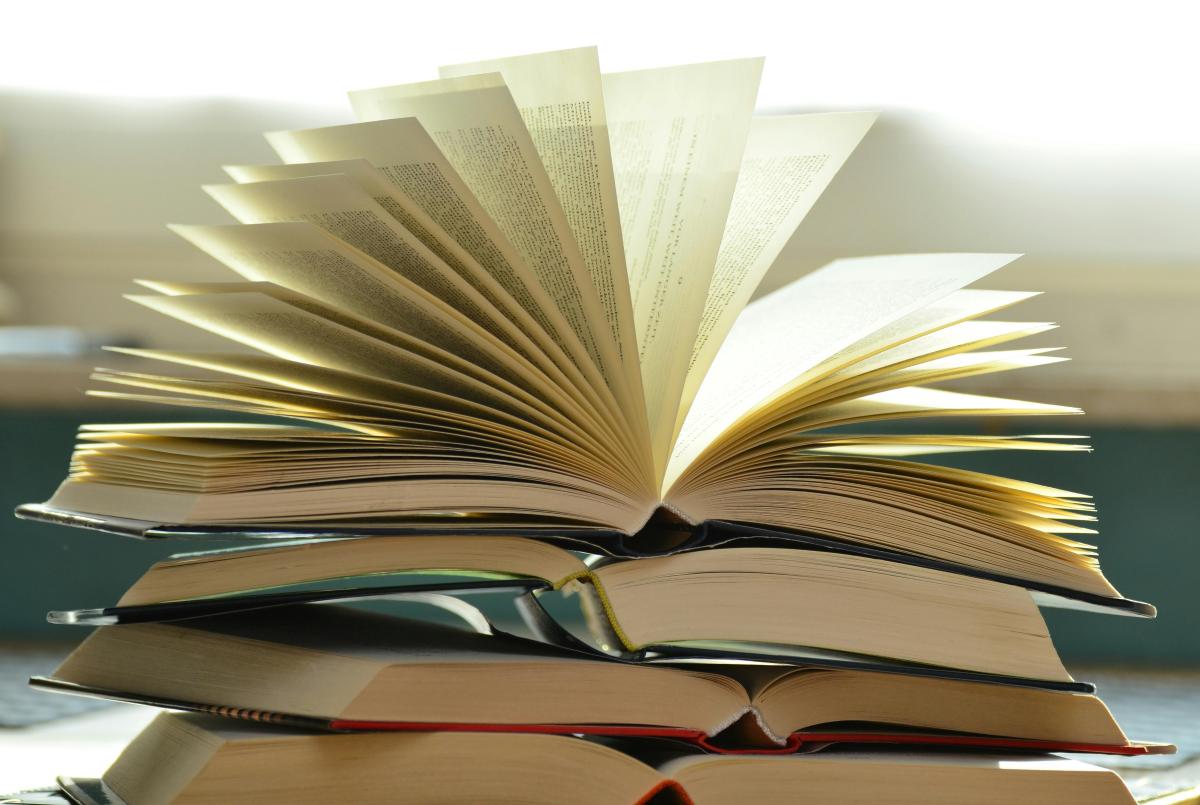 Open book with pages
