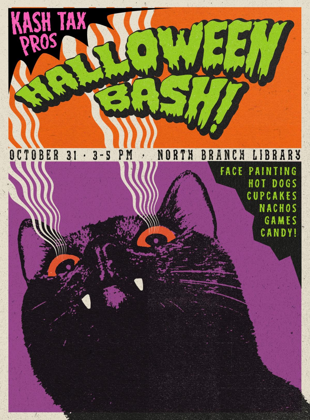 flyer for Halloween Bash