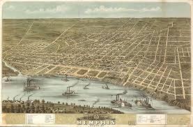 1800s Map of Memphis